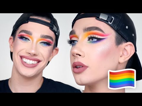 RAINBOW CUT CREASE PRIDE MAKEUP TUTORIAL - UCucot-Zp428OwkyRm2I7v2Q