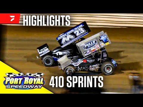 410 Sprints at Port Royal Speedway 8/16/25 | Highlights - dirt track racing video image