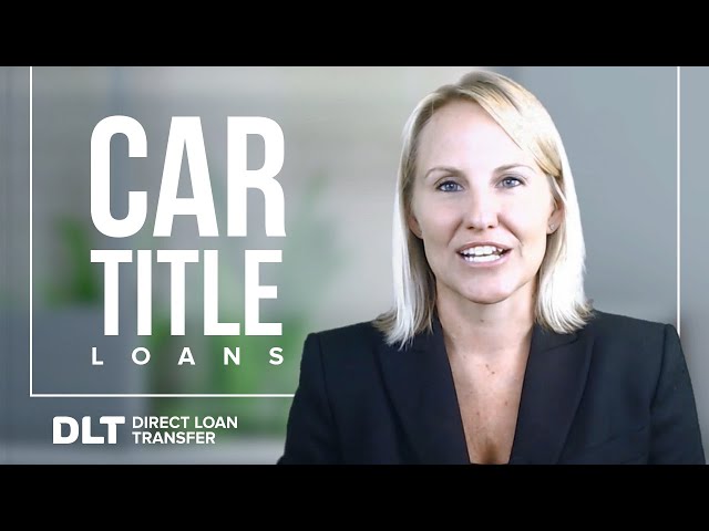 Where Can I Get a Loan on My Car Title?