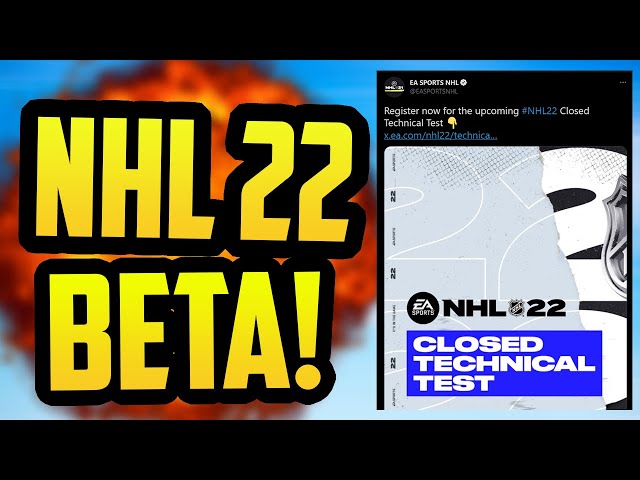 NHL 22 Beta Sign Up Now Open