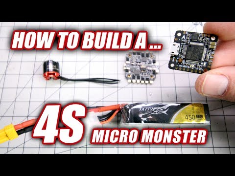 HOW TO BUILD A 4S Micro Monster - HGLRC XJB F425 - UCwojJxGQ0SNeVV09mKlnonA