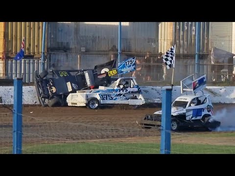Waikaraka Park Speedway - Stockcars Consolation Races - 29/12/22 - dirt track racing video image