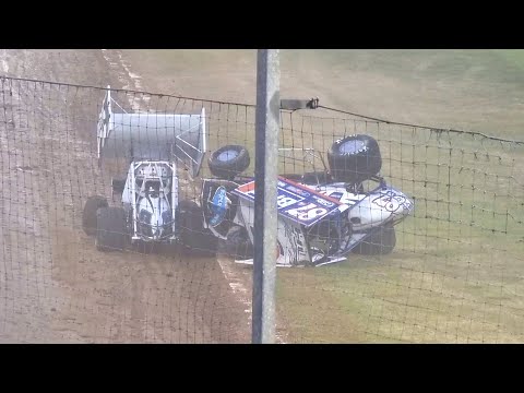Western Springs Speedway - Sprintcars Silver Crown - 1/1/23 - dirt track racing video image