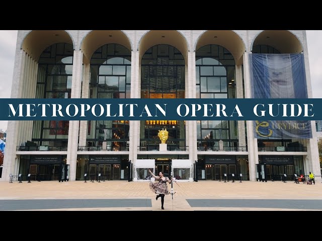 Molto Agitato: The Menu Behind the Music at the Metropolitan Opera