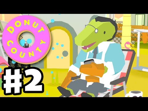 Donut County - Gameplay Walkthrough Part 2 - Fire, Fireworks, and Catapult Upgrade! (PS4) - UCzNhowpzT4AwyIW7Unk_B5Q