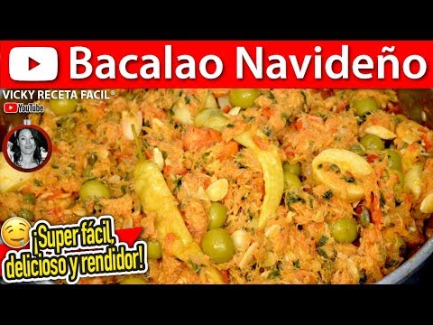 Cómo hacer BACALAO NAVIDEÑO Vicky Receta Facil - UCewhO42h_TIKZdntpI-v39g