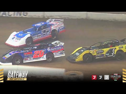 Thursday Late Model Feature | 2022 Gateway Dirt Nationals - dirt track racing video image