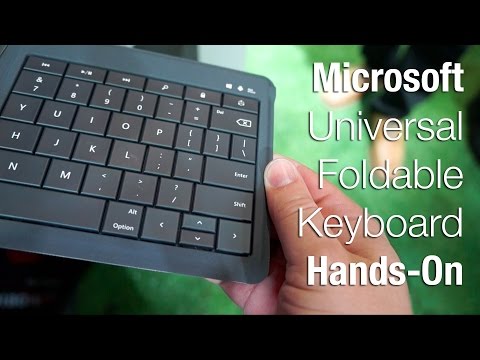 Microsoft Universal Foldable Keyboard hands on | Pocketnow - UCO_vmeInQm5Z6dEZ6R5Kk0A