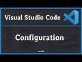 Organisation de la configuration de VSCode
