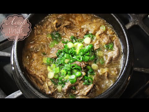 Asian at Home | Ttukbaegi Bulgogi (Korean Beef Stew in Clay Pot) - UCIvA9ZGeoR6CH2e0DZtvxzw