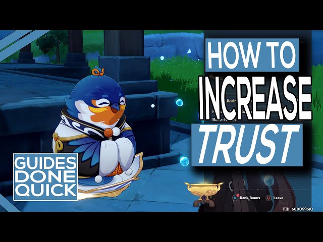 Genshin Impact Tubby Trust Rank Guide: How To Increase