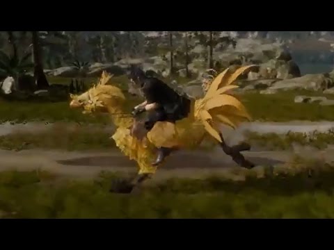 Final Fantasy 15: Watch the Gang Ride Chocobos -- TGS 2015 - UCKy1dAqELo0zrOtPkf0eTMw