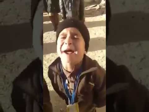 Check How This Child Singing National Anthem 