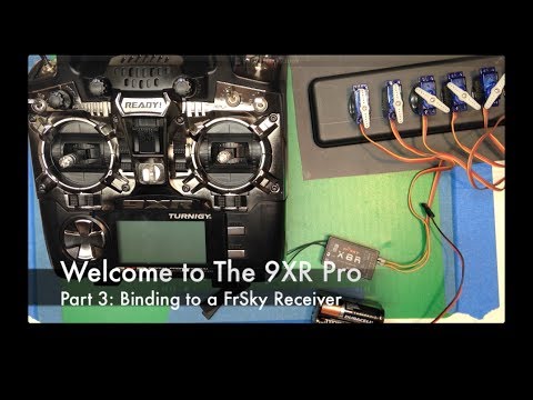 Welcome to the Turnigy 9XR Pro, Part 3: Binding a FrSky Receiver - UCrJu0WX82YNqGgphkK2rVFQ