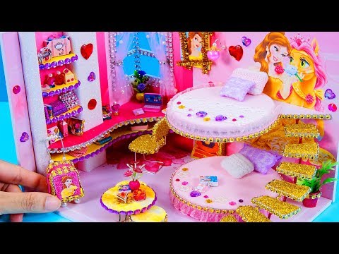 DIY Miniatures Dollhouse Room ~ Belle (Beauty and the Beast) Room Decor, Backpack #19