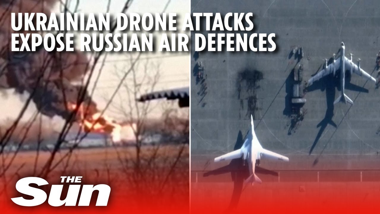 Ukrainian drone attacks expose Russian air defences