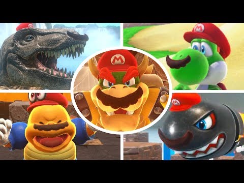 Super Mario Odyssey - All Capture Transformations - UC-2wnBgTMRwgwkAkHq4V2rg