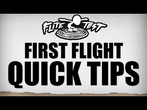 6 Tips For a Successful First Flight | Flite Test - UC9zTuyWffK9ckEz1216noAw