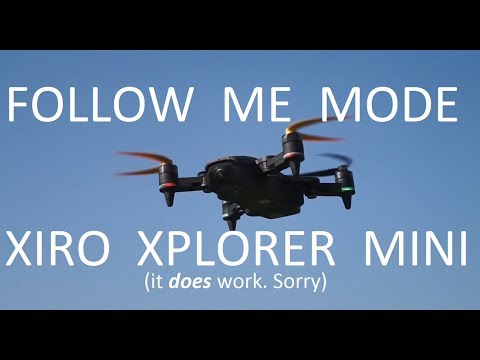 Follow me and self-circling mode on the Xiro Xplorer Mini drone - UCgXHty3qLa0RyCw0qinOz2g