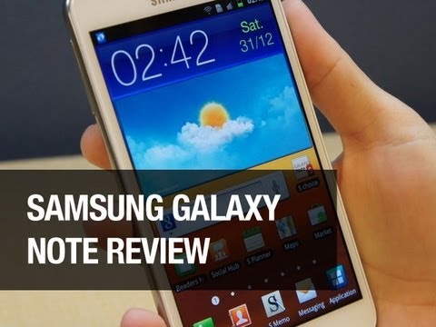 Samsung Galaxy Note Review - UCR0AnNR7sViH3TWMJl5jyxw