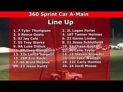 Grays Harbor Raceway, April 23, 2022, 360 Sprint Car A-Main - dirt track racing video image