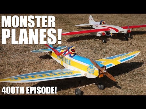 Flite Test - Monster Planes - 400th Episode - UC9zTuyWffK9ckEz1216noAw