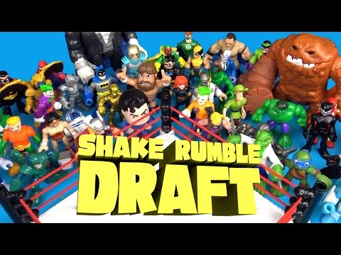 Shake Rumble DRAFT with Batman Toys, Avengers Toys, Spiderman Toys and Scooby Doo by KidCity - UCCXyLN2CaDUyuEulSCvqb2w