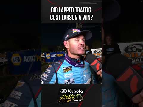 🤔 What could have been for Kyle Larson Wednesday at Red Cedar? 🏁  #highlimitracing - dirt track racing video image