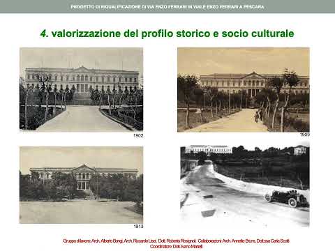 Redevelopment project of Via Enzo Ferrari in Pescara