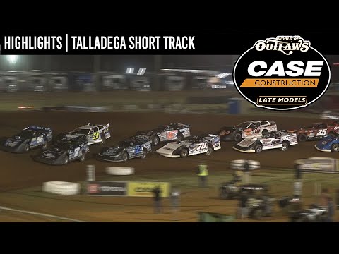 World of Outlaws CASE Late Models | Talladega Short Track | April 21, 2023 | HIGHLIGHTS - dirt track racing video image