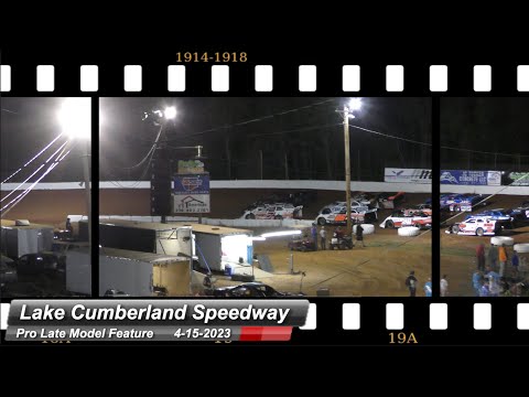Lake Cumberland Speedway - Pro Late Model Feature - 4/23/2023 - dirt track racing video image