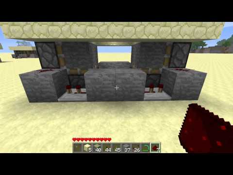 Docm77 S Minecraft Tutorial Very Simple Hidden Piston Door