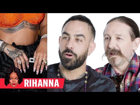 Tattoo Artists Critique Rihanna, Justin Bieber, and More Celebrity Tattoos | GQ - UCsEukrAd64fqA7FjwkmZ_Dw