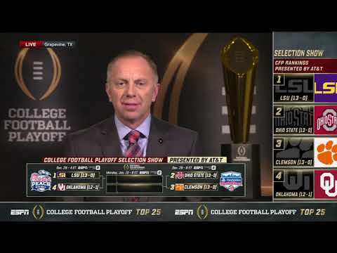CFP Selection Committee Chair Rob Mullens chats with ESPN on Selection Day (Part 2)