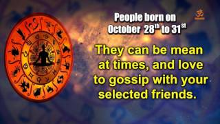 Basic Characteristics of people born between October 28th to October 31st