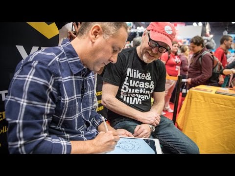 Adam Savage Learns Comic Art from Chris Eliopoulos! - UCiDJtJKMICpb9B1qf7qjEOA