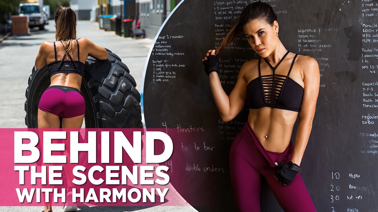 Sexy Gym Time With Harmony: Wicked Weasel Sexy Activewear Video
