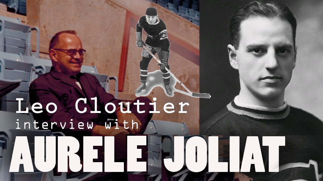 Aurele Joliat, Montreal Canadiens interviewed by Leo Cloutier 1972 video clip