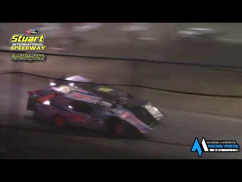 Stuart International Speedway IMCA Sport Mod A-Main (4/10/22) - dirt track racing video image
