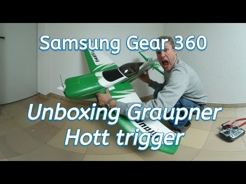 Samsung Gear 360 Graupner Hott Trigger Extra Unboxing - UCNWVhopT5VjgRdDspxW2IYQ