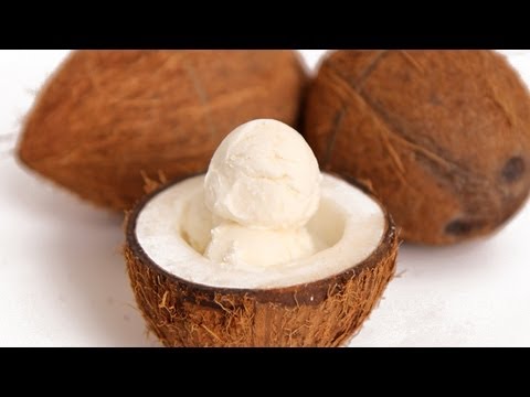 Coconut Ice Cream Recipe - Laura Vitale - Laura in the Kitchen Episode 589 - UCNbngWUqL2eqRw12yAwcICg