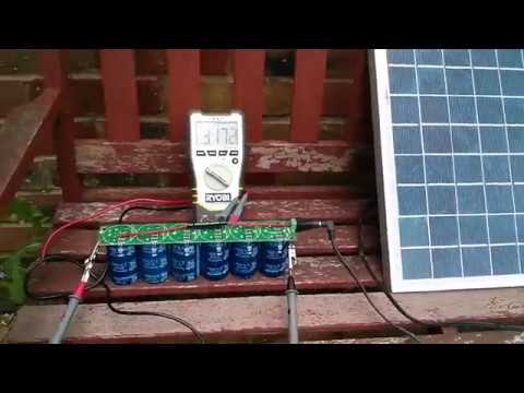 SuperCapacitors (500F x 6) and Solar Panel (15W) - UCmHvGf00GDuPYG9DZqQKd9A