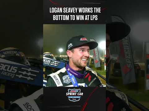 🏁 Logan Seavey worked the bottom to perfection to win at Lincoln Park Speedway. #USAC 🏆 - dirt track racing video image