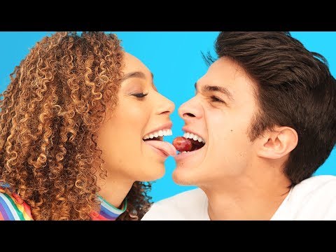 MOUTH TO MOUTH TRUTH OR DARE ft. MyLifeasEva and Brent Rivera | Brent Vs Eva