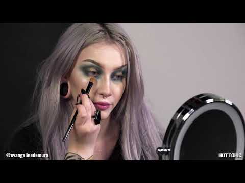 The Nightmare Before Christmas Makeup Tutorial with Evangeline DeMuro - UCTEq5A8x1dZwt5SEYEN58Uw