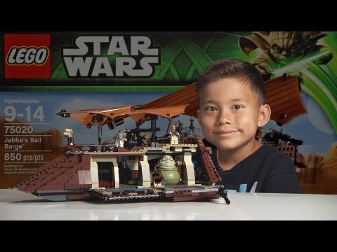 JABBA'S SAIL BARGE 2013 - LEGO Star Wars Set 75020 Time-lapse Build, Stop Motion, Unboxing & Review - UCHa-hWHrTt4hqh-WiHry3Lw