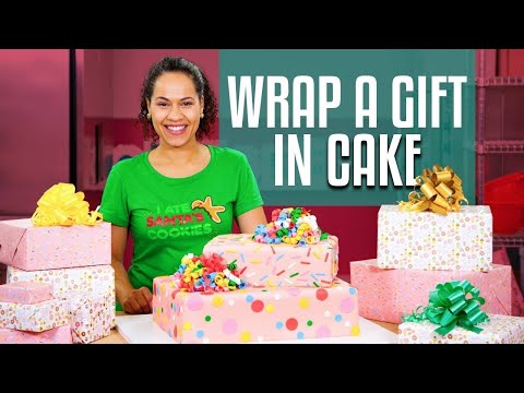 How To Make A SURPRISE INSIDE GIFT BOX Cake | With REAL GIFT INSIDE! |Yolanda Gampp | How To Cake It - UCvM1hVcRJmVWDtATYarC0KA