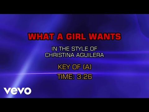 Christina Aguilera - What A Girl Wants (Karaoke) - UCQHthJbbEt6osR39NsST13g