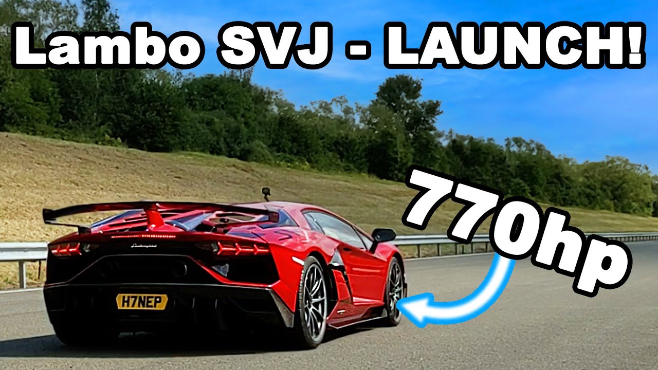 Lamborghini Aventador SVJ – LAUNCH! 🔥