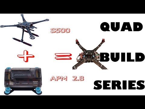 APM Uçuş Kartıyla Quadcopter (S500) Yapımı -3 : Alıcı ESC Motor ve Telemetrinin Montajı